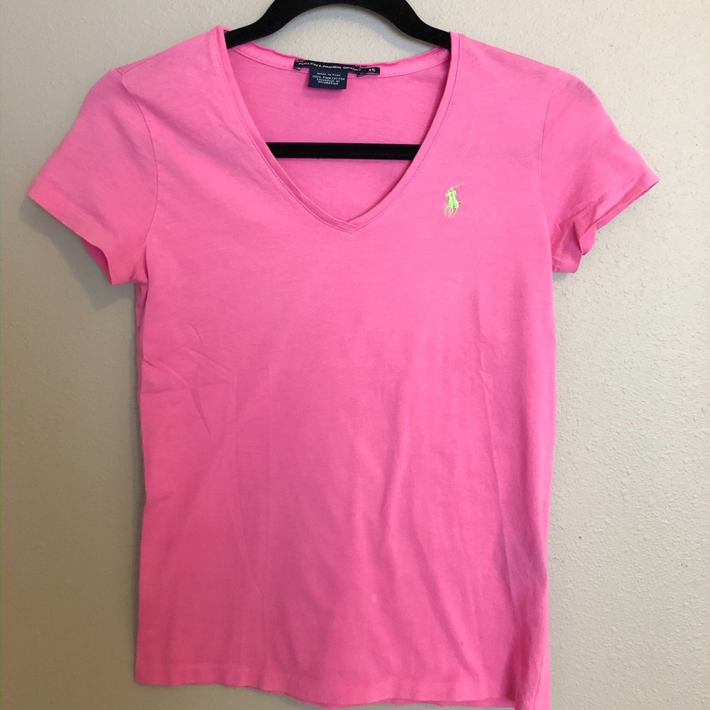 Pink Ralph Lauren Shirt